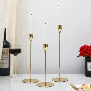 Luxury Long Metal Candle Holders