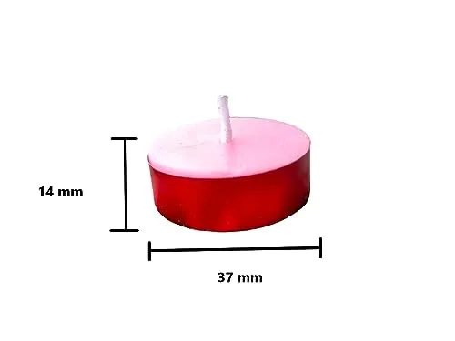 ALDEA CRAFTS® Scented Tealight Candles | Organic Luxury Aroma Upto 5 Hours Premium Soy Wax Blend | Alluring Rose Aroma | Tea Candles Set of 40