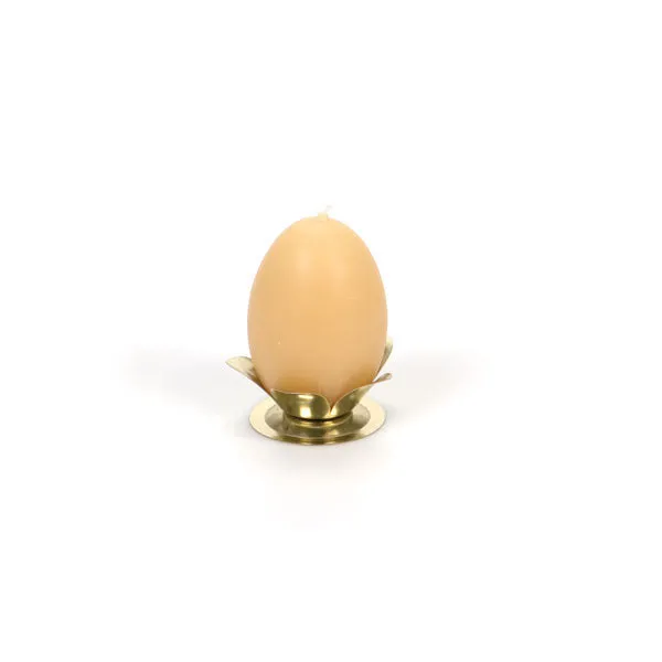 Beeswax egg candle