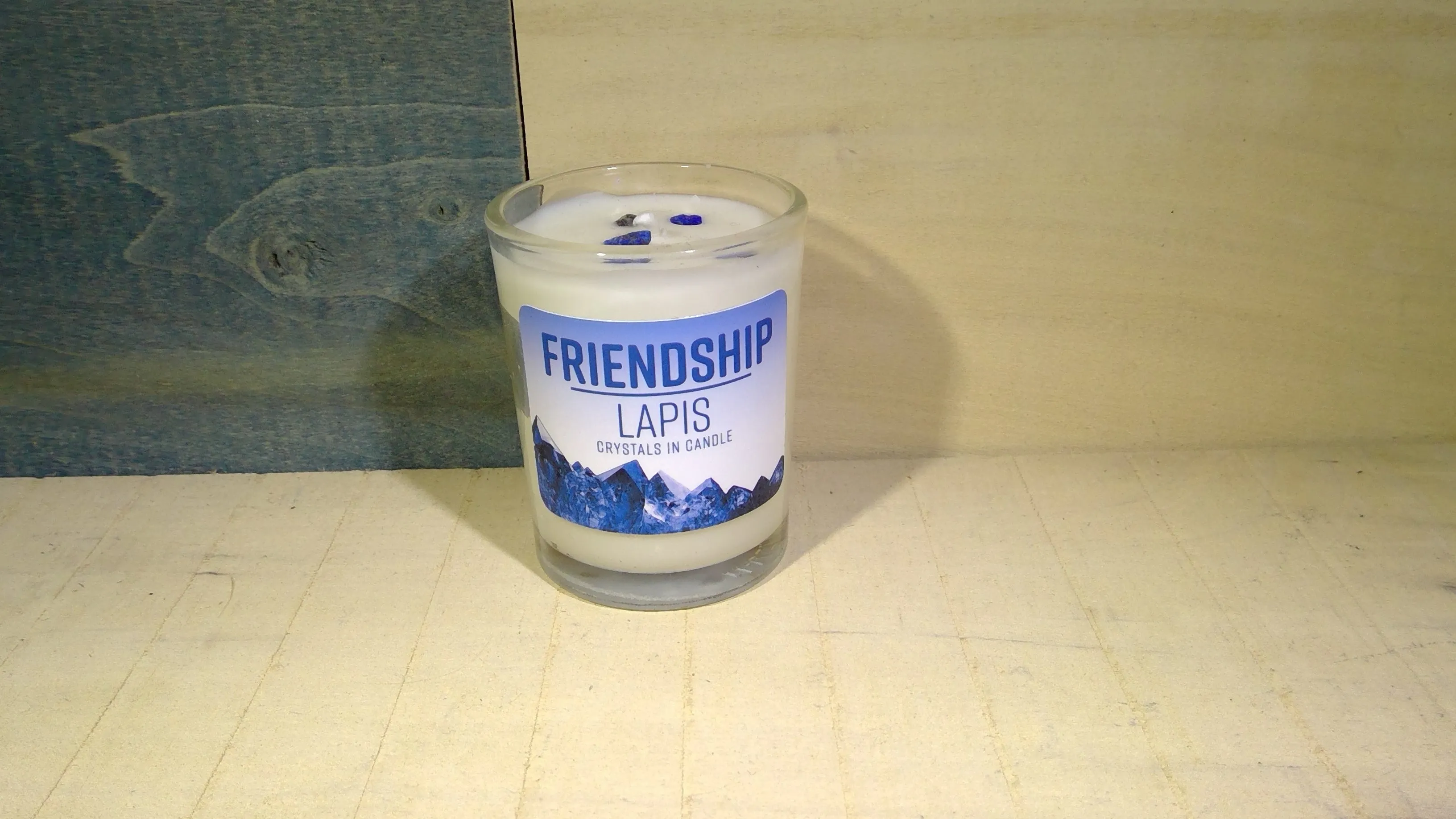 Candle - Friendship Energy Stone - Lapis