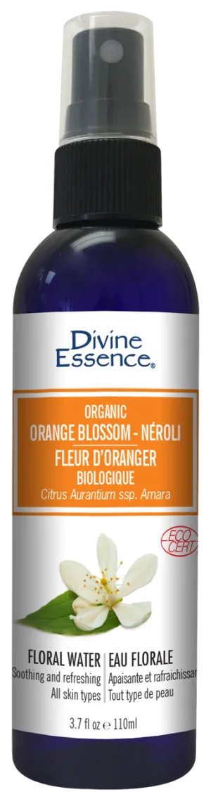 Divine Essence Organic Orange Blossom Floral Water - Neroli (110ml)