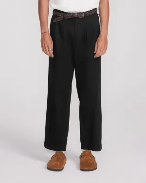 Harro Pleat Pant - Black