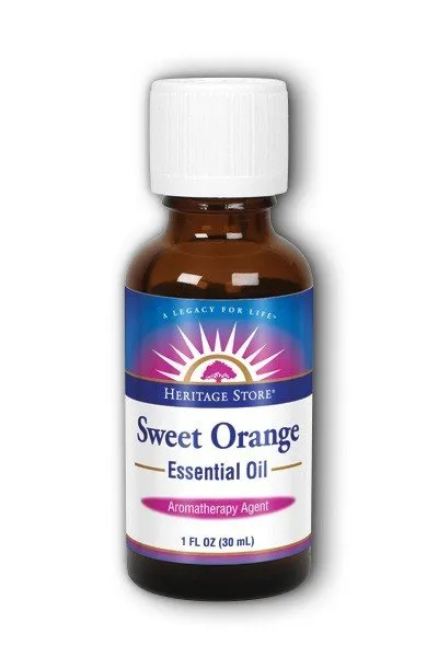 Heritage Store Sweet Orange Oil 1 oz Liquid