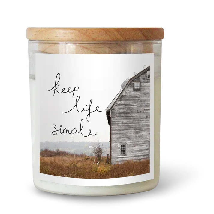 Keep Life Simple Candle