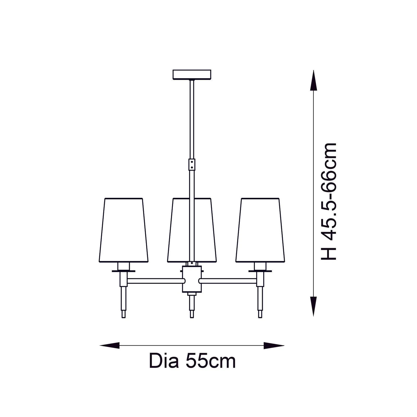 Longden Triple Pendant