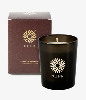 Luxury Scented Candles in Leather and Oud