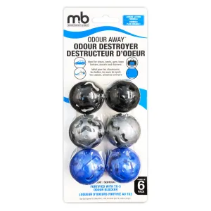 Odour Destroyer Sports Balls - 61119 (6-PACK)