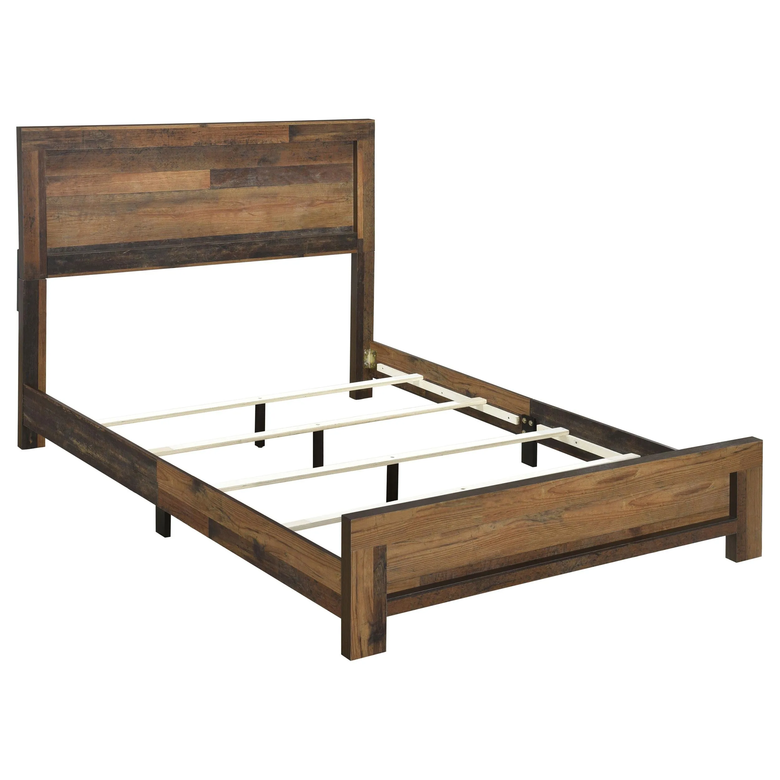 Sidney Queen Panel Bed Rustic Pine