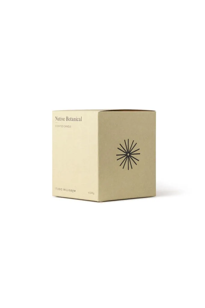 Studio Milligram - Scented Candle - 220g - Native Botanical