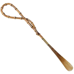 Wellington Full-Length Curved Bamboo Shoe Horn