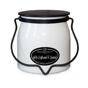 White Driftwood & Coconut 16oz Butter Jar Candle by Milkhouse Candle Co.